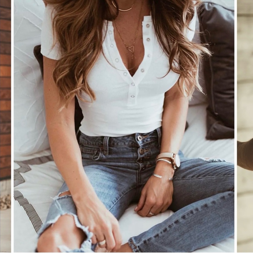 Vici white bodysuit small